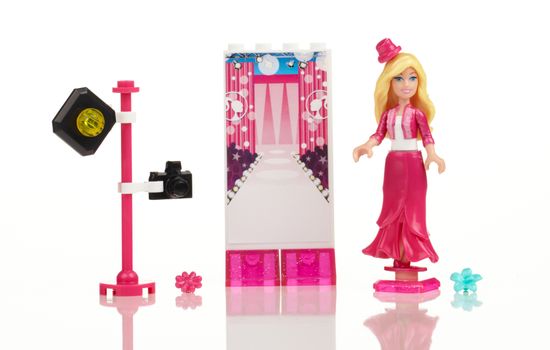 MEGA BLOKS Micro - Barbie figurka modelka