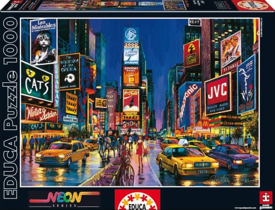 Educa Neonová Times Square, New York 1000 dílků