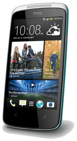 HTC Desire 500 dual SIM, modrý