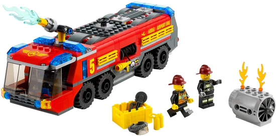 LEGO CITY 60061 Letištní hasičské auto