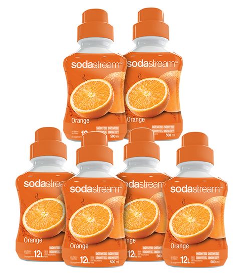 SodaStream Sirup Orange sada 6 x 500 ml