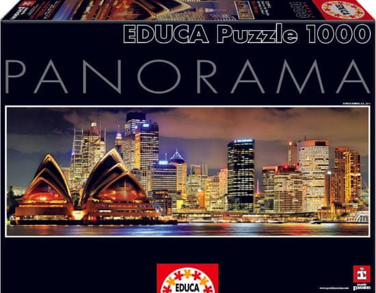 Educa Puzzle Panoramatické Sydney v noci , 1000 dílků