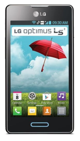 LG E460 Optimus L5 II, titanová