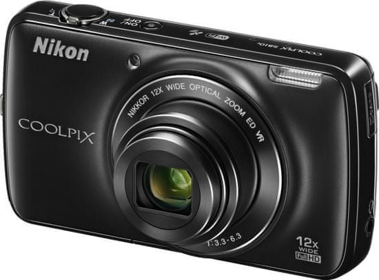 Nikon Coolpix S810c Black + 16 GB micro SD karta ZDARMA!