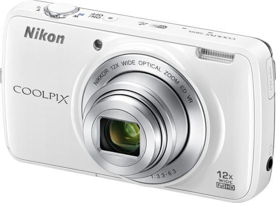 Nikon Coolpix S810c White + 16 GB micro SD karta ZDARMA!