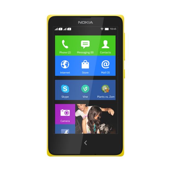 Nokia XL, DualSIM, žlutá