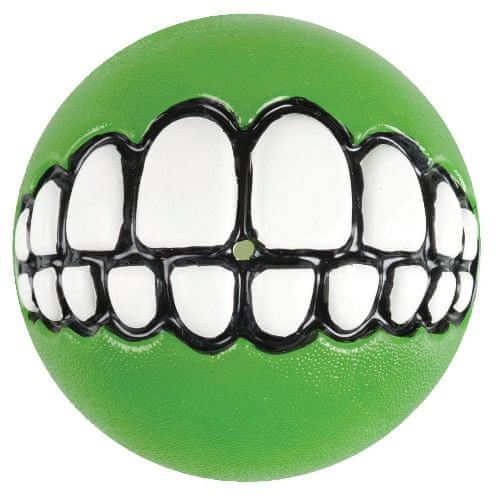 Rogz GRINZ míček se zuby limetkový 7,8 cm