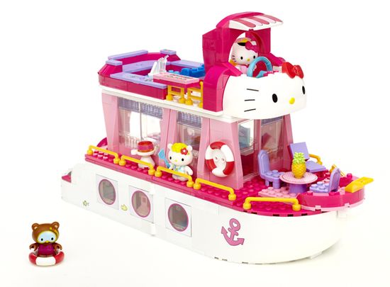 MEGA BLOKS Micro - Hello Kitty výletní loď