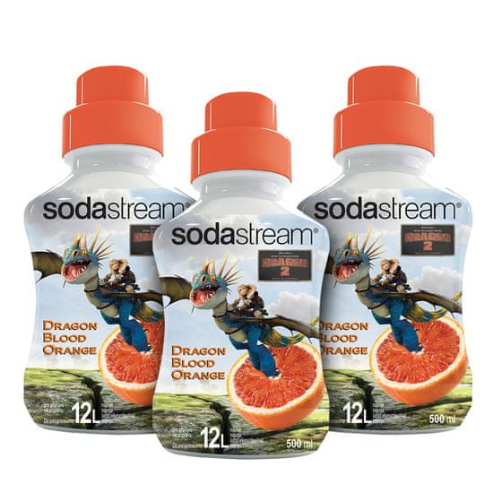 SodaStream Dragon Blood Orange 500 ml - 3 sirupy