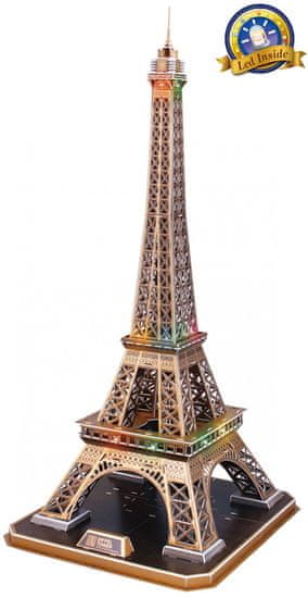 CubicFun Puzzle 3D Eiffelova věž led - 82 dílků