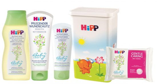 HiPP Babysanft sada s krabicí Milkbox