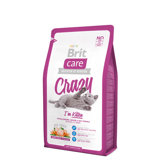 Brit Care Cat Crazy I´m Kitten - 7 kg
