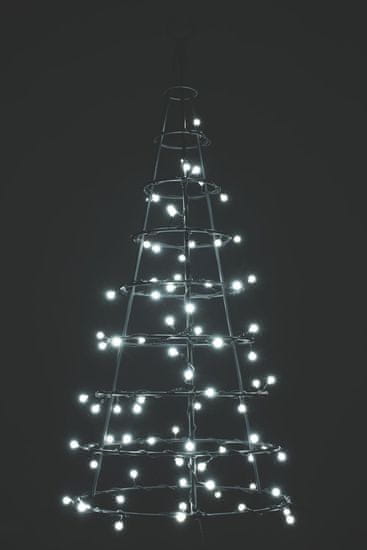 Emos Vánoční, řetěz 200 LED, 20m, kuličky, studená bílá
