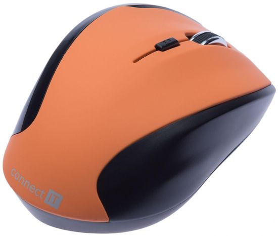 Connect IT CI-157 bezdrátová optická myš, oranžová