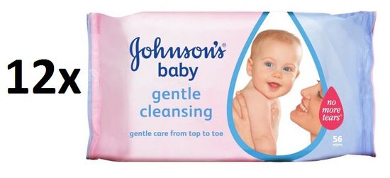 Johnson&Johnson Gentle Cleansing 12x56 ks