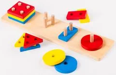 Montessori pomůcky Barevné geometrické tvary