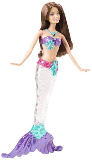 Mattel Svítící mořská panna, brunetka