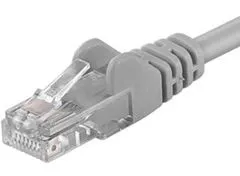 PremiumCord Patch kabel UTP CAT6, 2 m, šedý