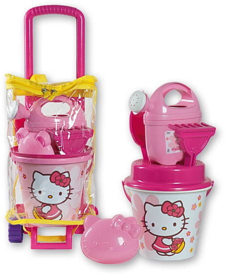 Androni Set na písek - taška na kolečkách Hello Kitty