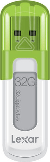 Lexar JumpDrive V10 32GB / USB 2.0 / White-Green (LJDV10-32GABEU)