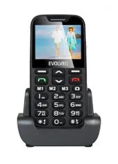 Evolveo EasyPhone XD, černá, nabíjecí stojánek