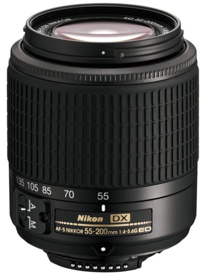 Nikon Nikkor AF-S 55-200 mm f/4-5,6 G DX Black