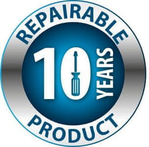 10letá záruka na opravu produktu