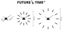 Future Time Designové nalepovací hodiny FT9600BK černá 60 cm - rozbaleno