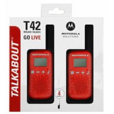 Motorola TLKR T42 červená