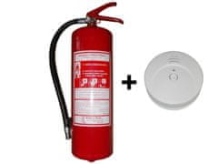 Hastex Sada hasicí přístroj práškový P6Te+kouřový požární hlásič
