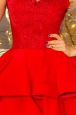 Numoco Dámské šaty 200-4, červená, XS