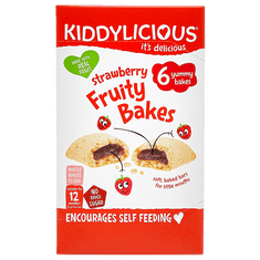 Kiddylicious Koláčky s jahodovou náplní 3x (6x22g)