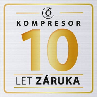 10letá záruka na kompresor