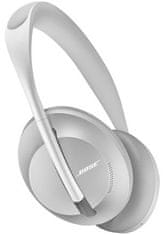 Bose Noise Cancelling Headphones 700 bezdrátová sluchátka, stříbrná