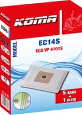 KOMA EC14S - Sada 25 ks sáčků do vysavače ECG VP 4101S