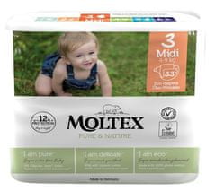MOLTEX Plenky Pure & Nature Midi 4-9 kg (33 ks)