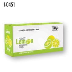 Celtex Vlhčené osvěžující ubrousky INFIBRA Lemon 100ks