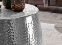Bruxxi Konferenční stolek Faus, 60 cm, stříbrná