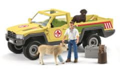 Schleich 42503 Záchranné terénní auto s veterinářem