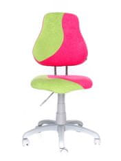 Alba Dětská rostoucí židle FUXO S-line Růžová/zelená