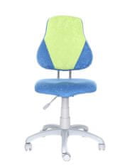 Alba Dětská rostoucí židle FUXO V-line Modrá/zelená