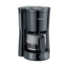 Severin Kávovar , KA 4815, kávovar TYPE, lakovaná nerez ocel, výklopný filtr 1 x 4, skleněná konvice, ukazatel hladiny vody, automatické vypnutí, kapacita 10 šálků, 1000 W