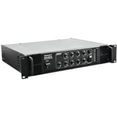 Omnitronic MPZ-250.6, 100V 6-zónový mixážní zesilovač, 250W