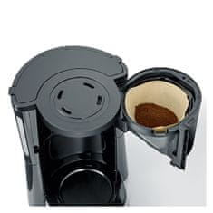 Severin Kávovar , KA 4815, kávovar TYPE, lakovaná nerez ocel, výklopný filtr 1 x 4, skleněná konvice, ukazatel hladiny vody, automatické vypnutí, kapacita 10 šálků, 1000 W