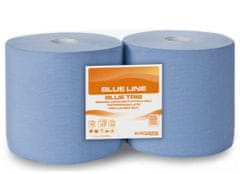 Drozd Papírová průmyslová utěrka 3-vr.celulóza modrá 190m balení 2 role