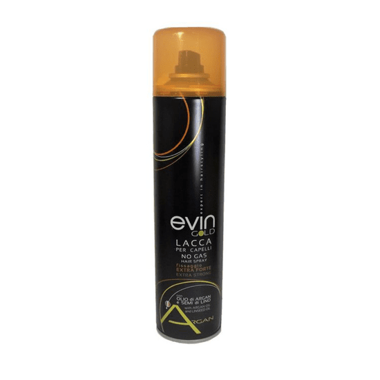 EVIN Gold lak na vlasy s arganovým olejem EXTRA FORTE