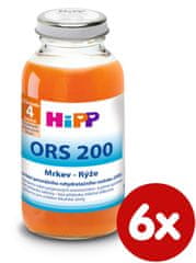 HiPP ORS - mrkvovo rýžový odvar - 6x 200 ml