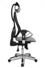 Topstar Sitness 45 - šedá kancelářská židle se zdravotním efektem
