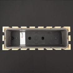 AMADEA Dřevěný obal na truhlík, 62x21,5x18cm Český výrobek