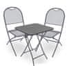 Zahradní sestava - skládací stolek + 2 židle FILO, set (1+2)